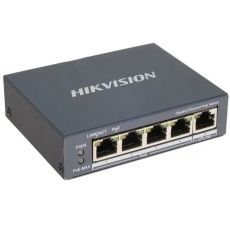 Коммутатор Hikvision DS-3E0505P-E 5x1000 Мбит/сек, 100 Мбит/сек, неуправляемый