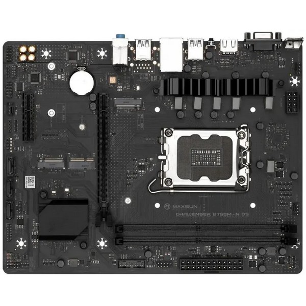 Материнская плата MaxSun Challenger B760M-N D5 LGA 1700, Intel B760, mATX, Ret